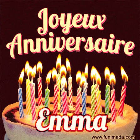 Affiche événement Anniversaire Princesse Emma - 8 ans